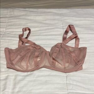 Chic Blush Mesh Bra